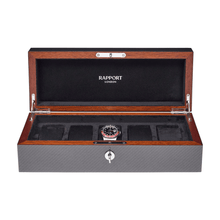 Rapport London Watch Box 500 - 1000 Carbon Fibre Five Watch Box