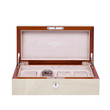 Rapport London Watch Box 500 - 1000 Heritage Chroma Four Watch Box - Grey