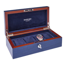 Rapport London Watch Box 500 - 1000 Heritage Chroma Four Watch Box - Navy