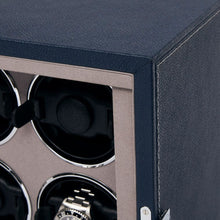 Rapport London Watch Winder 1000-5000 Quantum Quad Watch Winder - Navy