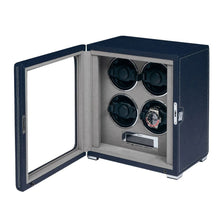 Rapport London Watch Winder 1000-5000 Quantum Quad Watch Winder - Navy