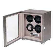 Rapport London Watch Winder 1000-5000 Quantum Quad Watch Winder - Silver