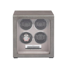 Rapport London Watch Winder 1000-5000 Quantum Quad Watch Winder - Silver