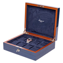 Rapport Watch Box Blue Heritage Chroma Eight Watch Box - Blue