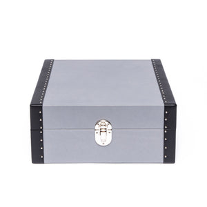 Rapport Watch Box Grey Kensington Six Watch Box - Grey