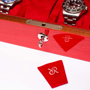 Rapport Watch Box Red Heritage Chroma Eight Watch Box - Red