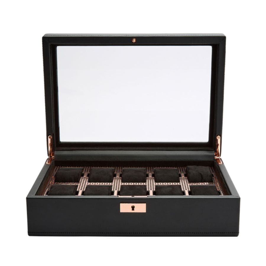 WOLF Copper WOLF - Axis 10 Piece Watch Box - Copper