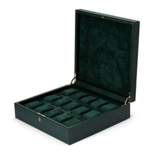 WOLF Watch Box 1000-5000 WOLF British Racing 15 Piece Watch Box | Green