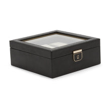 WOLF Watch Box 200-500 WOLF Palermo 6 Piece Watch Box | Black