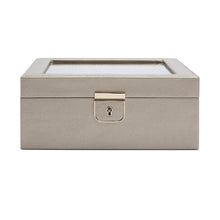 WOLF Watch Box 200-500 WOLF Palermo 6 Piece Watch Box | Pewter