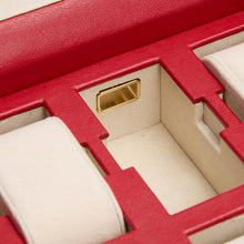 WOLF Watch Box 200-500 WOLF Palermo 6 Piece Watch Box | Red