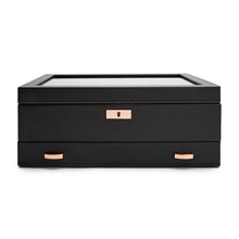 WOLF Watch Box 500 - 1000 WOLF Axis 10 Piece Watch Box with Drawer | Copper
