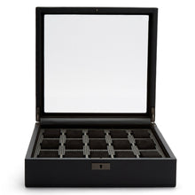 WOLF Watch Box 500 - 1000 WOLF Axis 15 Piece Watch Box | Powder Coat