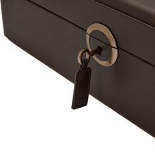 WOLF Watch Box 500 - 1000 Wolf Earth 5 Piece Watch Box with Storage Coffee