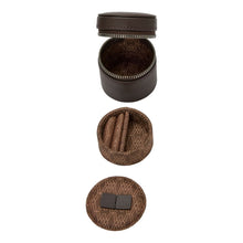 WOLF Watch Box 500 - 1000 Wolf Earth 5 Piece Watch Box with Storage Coffee