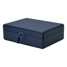 WOLF Watch Box 500 - 1000 Wolf Earth 5 Piece Watch Box with Storage Midnight Blue