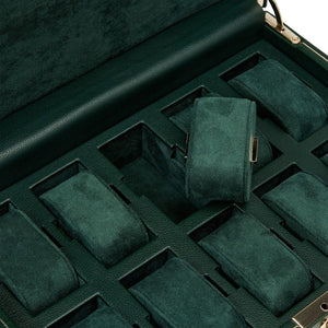 WOLF Watch Box Analog:Shift Green WOLF - Analog/Shift Vintage Collection 10 Piece Watch Box - Analog: Shift Green