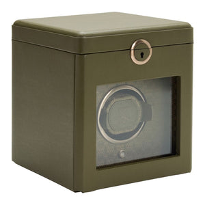 WOLF Watch Winder 1000 - 2000 Earth Single Watch Winder Olive 190341