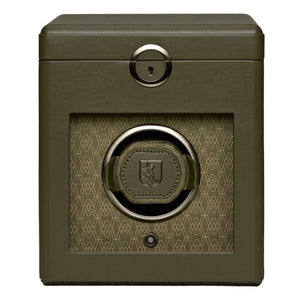 WOLF Watch Winder 1000 - 2000 Earth Single Watch Winder Olive 190341