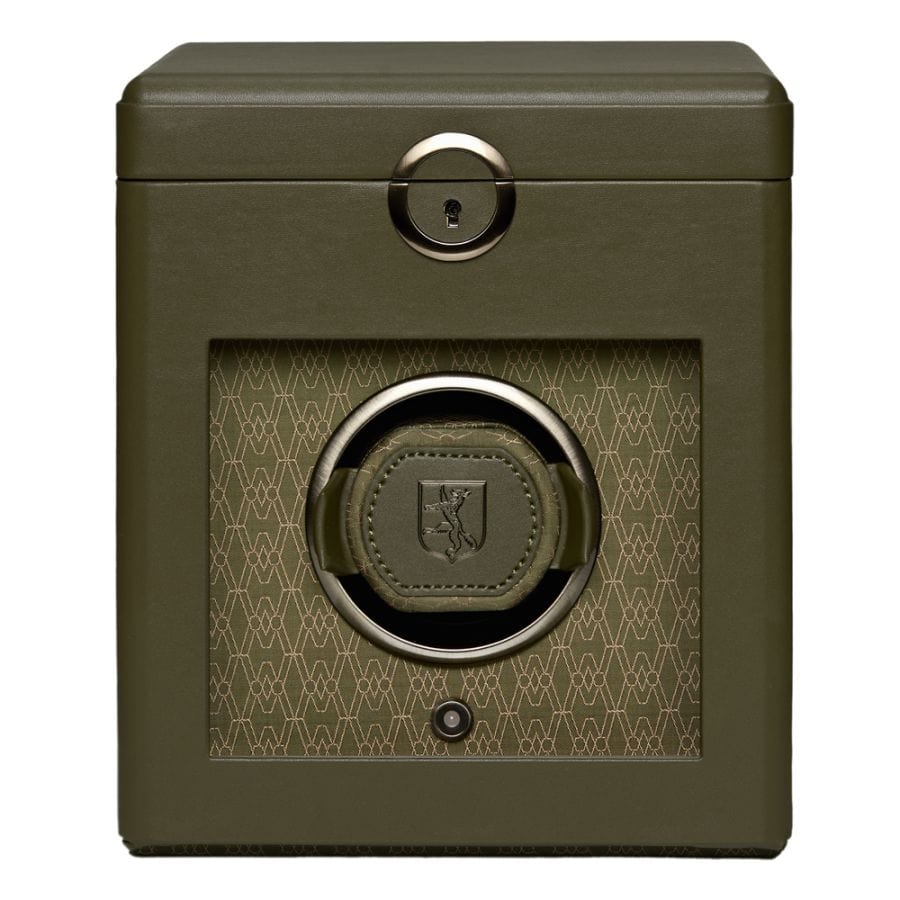 WOLF Watch Winder 1000 - 2000 Earth Single Watch Winder Olive 190341