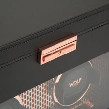WOLF Watch Winder 1000-5000 WOLF Axis Double Watch Winder with Storage | Copper
