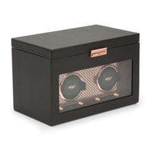 WOLF Watch Winder 1000-5000 WOLF Axis Double Watch Winder with Storage | Copper