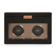 WOLF Watch Winder 1000-5000 WOLF Axis Double Watch Winder with Storage | Copper
