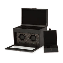 WOLF Watch Winder 1000-5000 WOLF Axis Double Watch Winder with Storage | Powder Coat