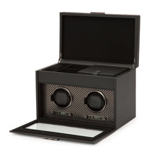 WOLF Watch Winder 1000-5000 WOLF Axis Double Watch Winder with Storage | Powder Coat