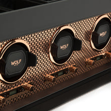 WOLF Watch Winder 1000-5000 WOLF Axis Triple Watch Winder with Storage | Copper