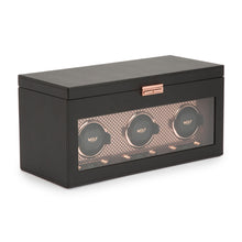 WOLF Watch Winder 1000-5000 WOLF Axis Triple Watch Winder with Storage | Copper