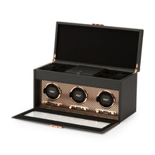 WOLF Watch Winder 1000-5000 WOLF Axis Triple Watch Winder with Storage | Copper