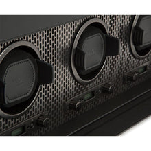 WOLF Watch Winder 1000-5000 Wolf Axis Triple Watch Winder with Storage in Powder Coat