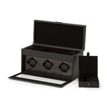 WOLF Watch Winder 1000-5000 WOLF Axis Triple Watch Winder with Storage | Powder Coat