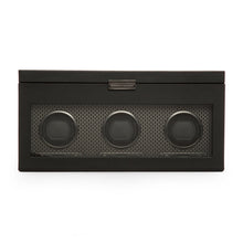 WOLF Watch Winder 1000-5000 WOLF Axis Triple Watch Winder with Storage | Powder Coat