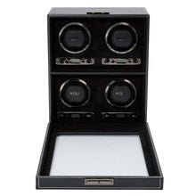 WOLF Watch Winder 1000-5000 WOLF British Racing 4 Piece Winder | Black