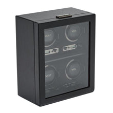 WOLF Watch Winder 1000-5000 WOLF British Racing 4 Piece Winder | Black