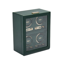 WOLF Watch Winder 1000-5000 WOLF British Racing 4 Piece Winder | Green
