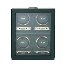 WOLF Watch Winder 1000-5000 WOLF British Racing 4 Piece Winder | Green
