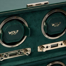 WOLF Watch Winder 1000-5000 WOLF British Racing 4 Piece Winder | Green