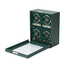 WOLF Watch Winder 1000-5000 WOLF British Racing 4 Piece Winder | Green