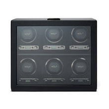 WOLF Watch Winder 1000-5000 WOLF British Racing 6 Piece Watch Winder | Black
