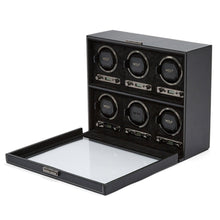 WOLF Watch Winder 1000-5000 WOLF British Racing 6 Piece Watch Winder | Black