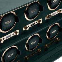 WOLF Watch Winder 1000-5000 WOLF British Racing 6 Piece Watch Winder | Green