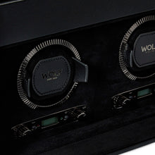WOLF Watch Winder 1000-5000 WOLF British Racing Double Watch Winder with Storage | Black