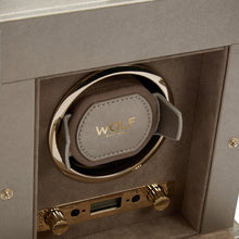 WOLF Watch Winder 1000-5000 WOLF Palermo Single Watch Winder with Storage | Pewter