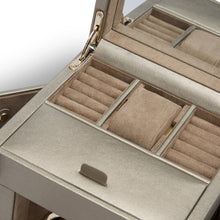WOLF Watch Winder 1000-5000 WOLF Palermo Single Watch Winder with Storage | Pewter