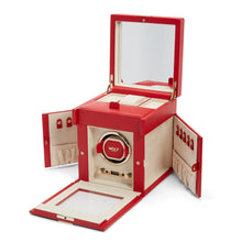 WOLF Watch Winder 1000-5000 WOLF Palermo Single Watch Winder with Storage | Red
