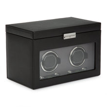 WOLF Watch Winder 1000-5000 WOLF Viceroy Double Watch Winder with Storage | Black