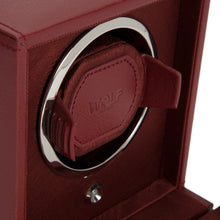 WOLF Watch Winder 200-500 WOLF Cub Single Watch Winder with Cover | Bordeaux